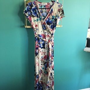 Long floral dress